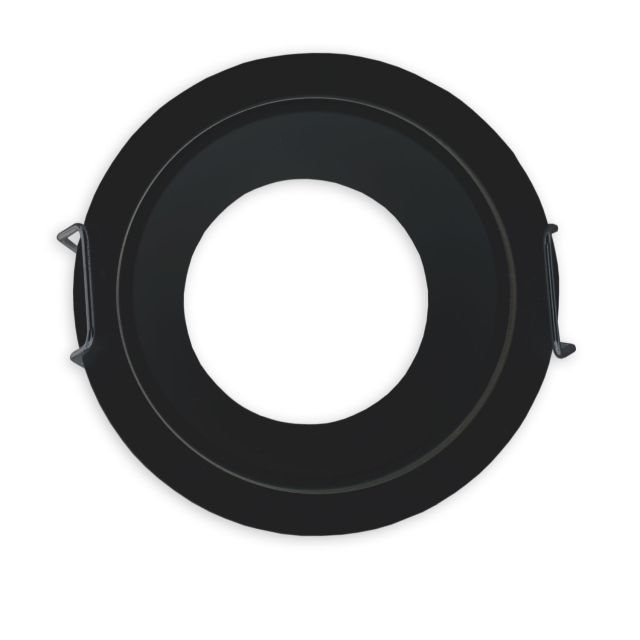 Einbaurahmen für MR11/GU10 Mini Spots, rund, schwarz
