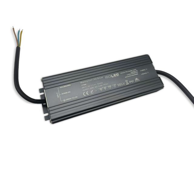 Trasformatore LED 48V/DC, 300W, compatto, IP67, SELV