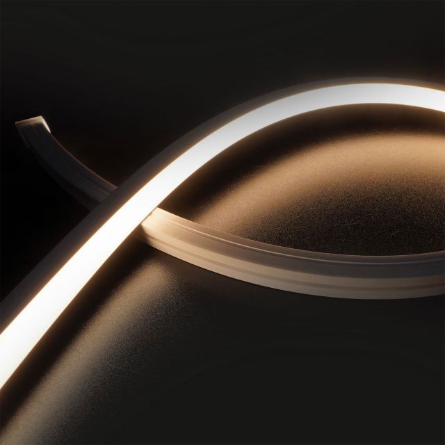 LED NEON930 flex stripe B13H13, 24V DC, 12W, IP67, 2700K, 5m roll, 140 LEDs/m, incl. clips