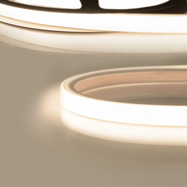 LED NEON930 flex stripe B13H10 for tile profiles, 24V DC, 6W, 300cm, IP67, 2700K, 140 LEDs/m