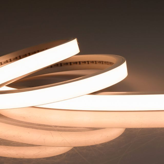 LED NeonPRO927 Custom flex stripe B13H08, 24V DC, 12W, IP54, 2700K, 240LED/m, incl. install. clips