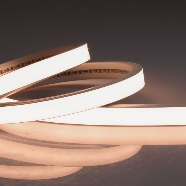 LED NeonPRO930 Custom flex stripe B13H08, 24V DC, 12W, IP54, 3000K, 240LED/m, incl. install. clips