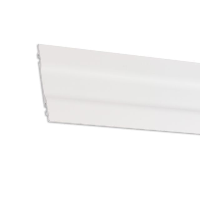 Profilé mural Versa ultraplat blanc, 200 cm