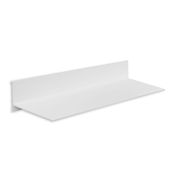 Potence d'étagère 170 pour profilés muraux Versa, charge admissible 35 kg, aluminium, blanc, 92 cm