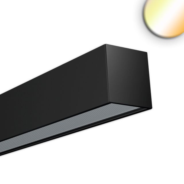 LED surface mounted light  PROLAMP40D 56W black, 2000mm, opal, Zigbee, CCT 1900K-6000K