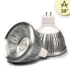 Ampoule LED MR16 5,5W COB, 38°, blanc chaud, dimmable