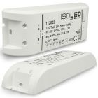 LED Transformer 24V/DC, 0-75W, SELV, flat