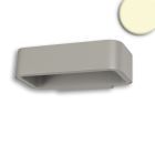 Lampada LED a parete Up&Down 1x7W CREE, IP54, grigio argento, bianco caldo