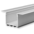 LED recessed profile WING20 flange straight, anodized L: 200cm
