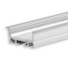 LED Recessed profile DIVE20 FLAT V1 aluminum anodized, 200cm