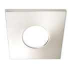 Cover aluminum angular nickel brushed for spotlight recessed Sys-68