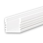Profilo LED montato a superficie SURF12 alluminio verniciato a polvere bianco RAL 9010, 200cm