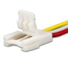 Clip cable connector (max. 5A) C2-310 for 3-pole IP20 flex stripes with width 10mm, pitch >8mm