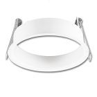 Recessed expansion ring round white matt for spotlight recessed Sys-68