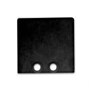 End cap EC 58B black for profile SURF16, 2 pcs, incl. screws
