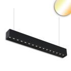 LED Surface mounted/hanging light linear grid 20W, stackable, black, 3000|3500|4000K