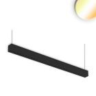LED Surface mounted/hanging light linear grid 40W, stackable, black, 3000|3500|4000K