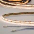 LED CRI930 MiniAMP flex stripe 24V DC, 6W, IP20, 3000K, 120cm, 30cm cable both s.+maleAMP 300  LED/m