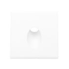 Collerette aluminium carré 1 blanc pour Sys-Wall68