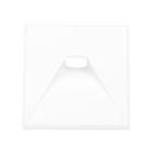 Collerette aluminium carré 2 blanc pour Sys-Wall68