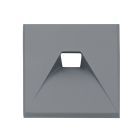 Collerette aluminium carré 2 gris foncé pour Sys-Wall68