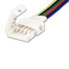 Clip cable connector (max. 5A) C1512 for 5-pole IP20 flex stripes with width 12mm and pitch >12mm