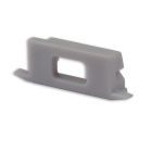 ​​Embout de finition EC80 pour profilé PURE14 D avec presse-étoupe, 1 pièce