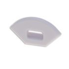 End cap EC88 for profile CORNER10 SLIM with cable gland, 1 pc