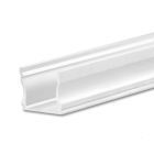LED surface mounted profile PURE12 S aluminum white RAL9010, 200cm