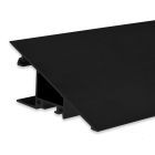 Profil de luminaire LED pour montage en surface HIDE TRIANGLE aluminium noir RAL 9005, 200cm