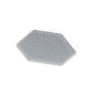 Tappo terminale E204 per profilo LED per piastrelle angolo esterno, 1 pezzo