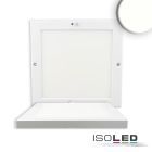 Deckenlampe Slim eckig weiß, 220x220mm, mit PIR-Bewegungssensor, 18W, Trafo integriert, neutralweiß