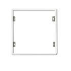 Surface mounting frame white RAL 9016, ht 7cm, for LED panels 600x600, pluggable quick mounting