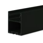 Profilé en applique LED LAMP30 V1 aluminium noir RAL 9005, 200cm