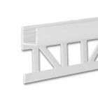 Profilo per piastrelle LED UP8, bianco RAL 9003 200cm