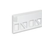 Profilo per piastrelle LED UP10, bianco RAL 9003 300cm