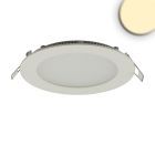 LED Downlight, 9W, round, ultraflat, glare reduced, white, warm white, dimmable CRI90