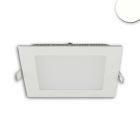 LED Downlight, 9W, eckig, ultraflach, blendungsreduziert, weiß, neutralweiß, dimmbar CRI90