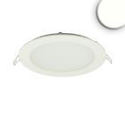 LED Downlight, 12W, round, ultraflat, glare reduced, white, neutral white, dimmable CRI90