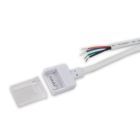 Connettore per cavo di contatto 200cm O1-412 per strip LED IP68 a 4 poli, larghezza 12mm e pitch>8mm
