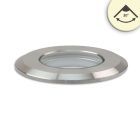 LED inground light round 45mm, stainless steel, 12-24V, IP67, 3W, 30°, warm white