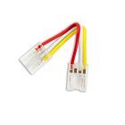 Connettore di contatto con cavo universale (max 5A) K2-310-V2 per strip LED IP20, 3 poli, larg. 10mm