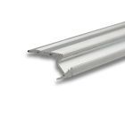 Profilo per scale a LED STAIRS12, anodizzato 200 cm