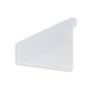 End cap EC110R white for profile CORNER18, right 1 pc