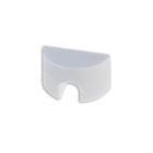 Tappo terminale EC99 per profilo GROUND-IN10 bianco, rotondo, 1 pz