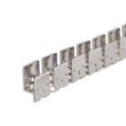 LED Aufbauprofil eloxiert, gezahnt und flexibel für NEON Flexband B13H13, 100 cm