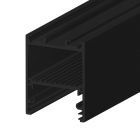 LED Luminaire profile LAMP30 V2 aluminum black RAL 9005, 200cm