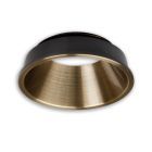 Cover for LED spot and LED module SYS-GU10, brass brushed, recessed, UGR