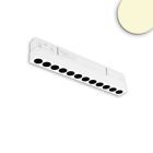 Track48 luminaire raster 22cm blanc, 12W, 36°, UGR