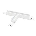Track48 rail en T horizontal pour rail apparent flat, blanc, non conduisant le courant